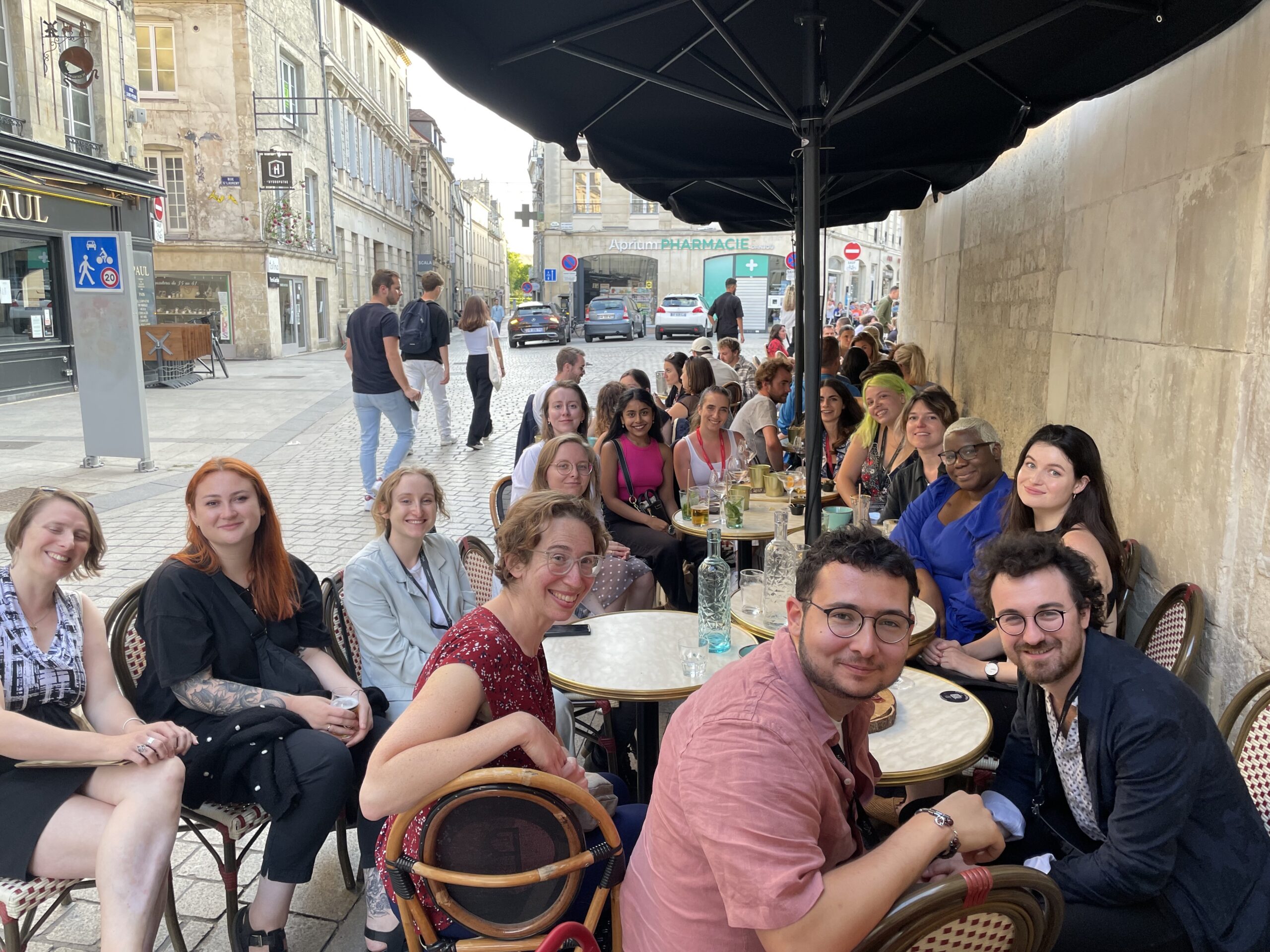 The graduate student meetup at the 2023 RSVP conference in Caen, France.